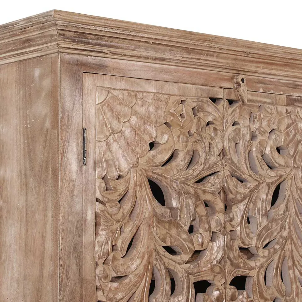 Vintage Flurmöbel aus Holz Sandfarben - Runiasa (sechsteilig)