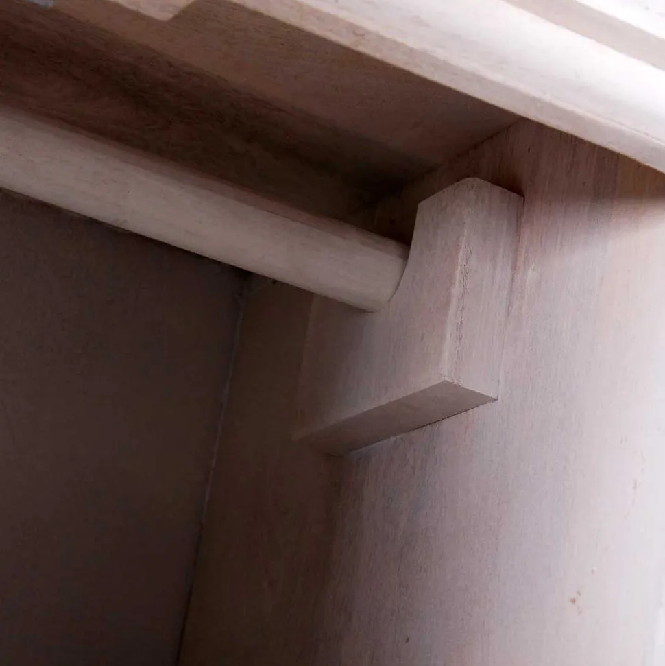 Vintage Flurmöbel aus Holz Sandfarben - Runiasa (sechsteilig)