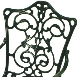 Vintage Gartentisch & zwei Armlehnenstühle - Mora (dreiteilig)