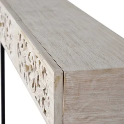 Vintage Konsolentisch in Holz White Wash - Anatto