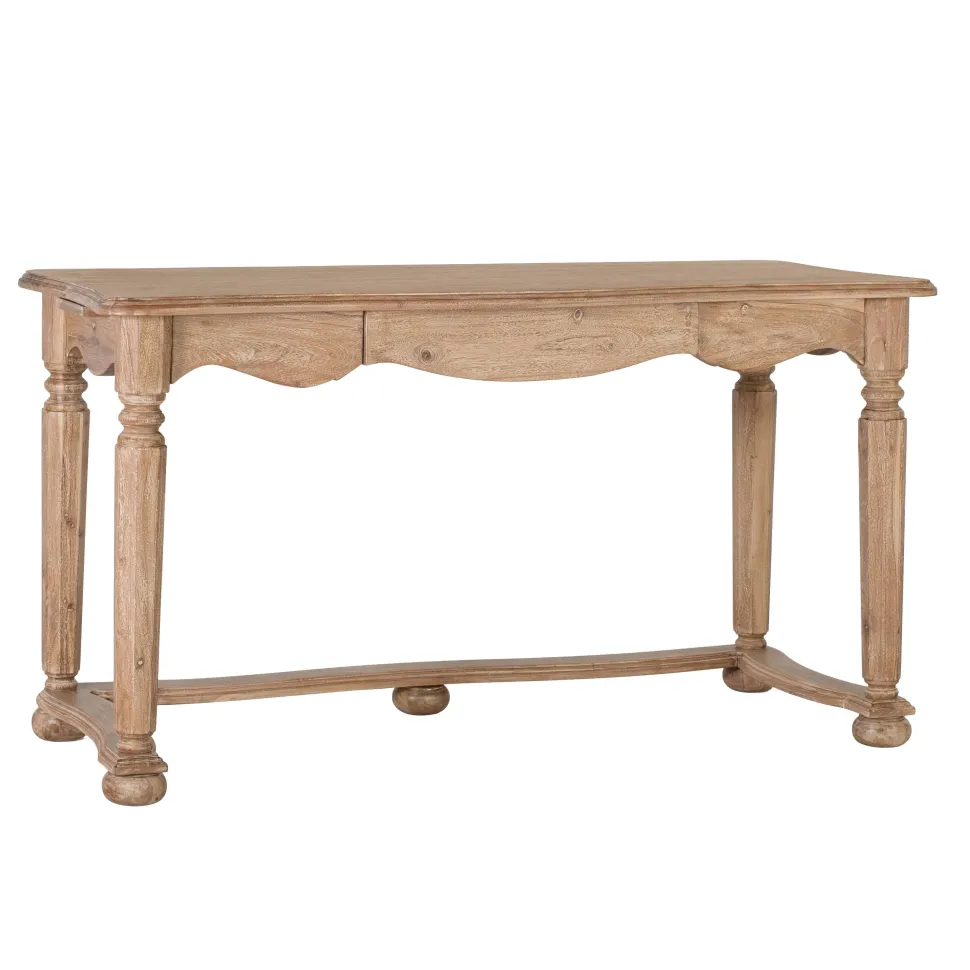 Vintage Landhaus Schreibtisch aus Akazieholz - Lalinges