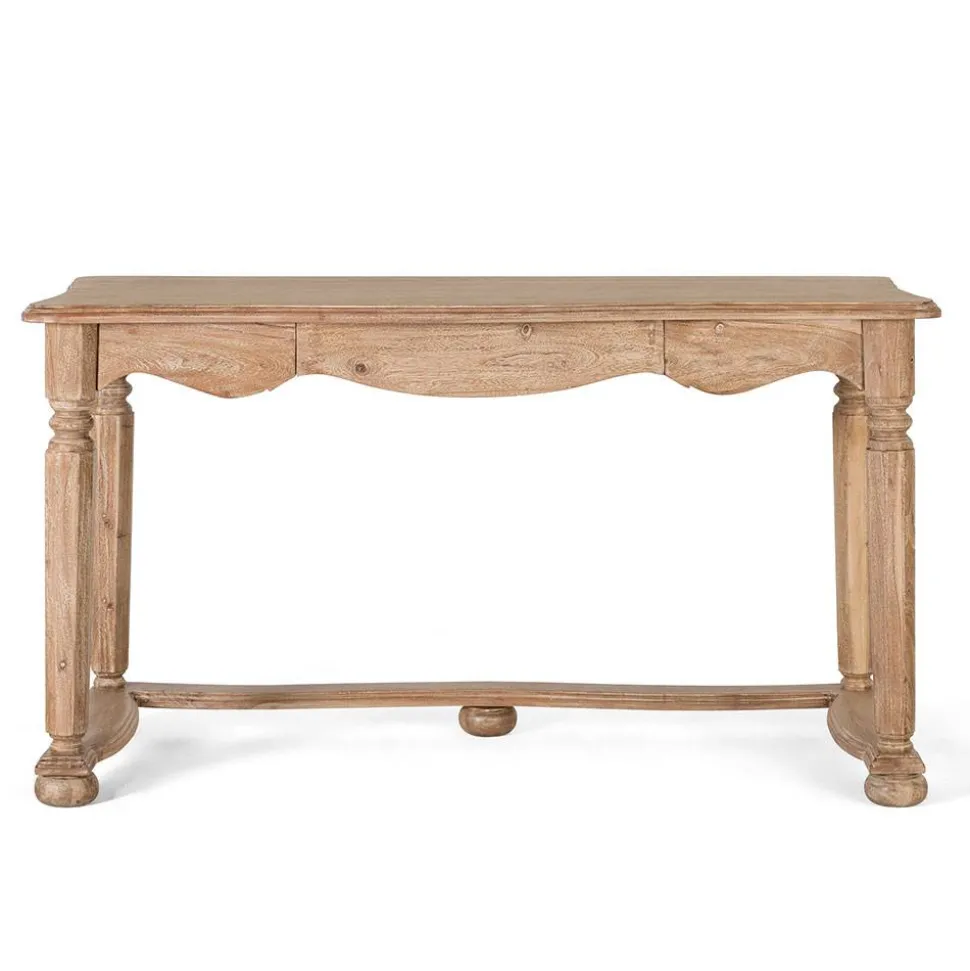 Vintage Landhaus Schreibtisch aus Akazieholz - Lalinges