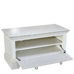 Vintage Landhaus Schuhbank in Antikweiß - Wittgenstein