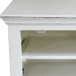 Vintage Landhaus Schuhbank in Antikweiß - Wittgenstein