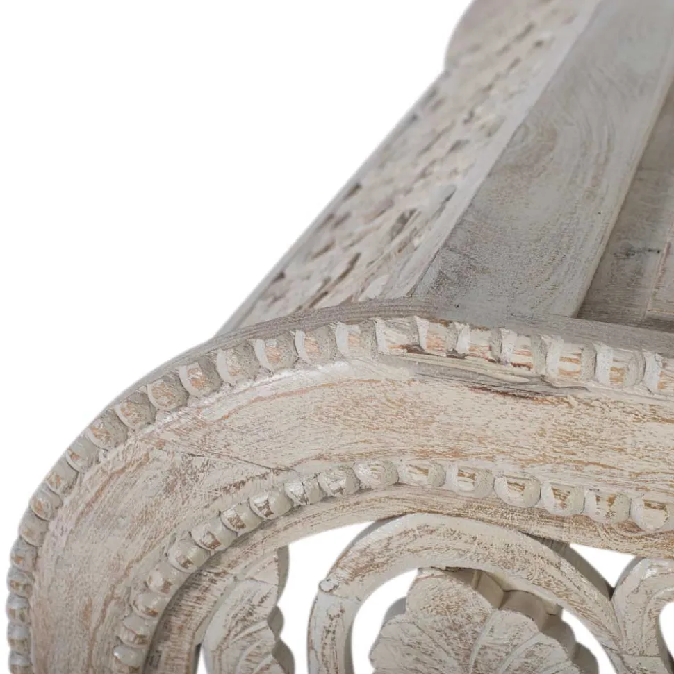 Vintage Opiumtisch in Mangoholz White Wash - Hovalta