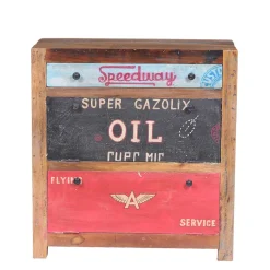 Vintage Schuhschrank Creek in Braun Bunt