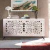 Vintage Sideboard in Mangoholz White Wash - Fudorus