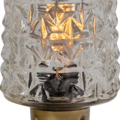 Vintage Tischleuchten aus Strukturglas - Acristodad (2er Set)