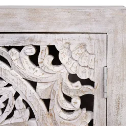 Vintage Türen-Kommode in Holz White Wash - Fudorus