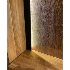 Vitrine aus Asteiche Massivholz - Slaraduva