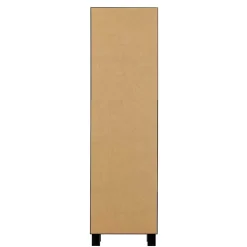 Vitrine in Schwarz & Walnuss Optik - Rabad