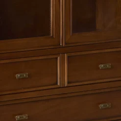 Vitrine in Walnuss Braun - Istefanio