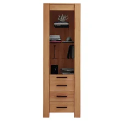 Vitrine Mosniak aus Kernbuche Massivholz