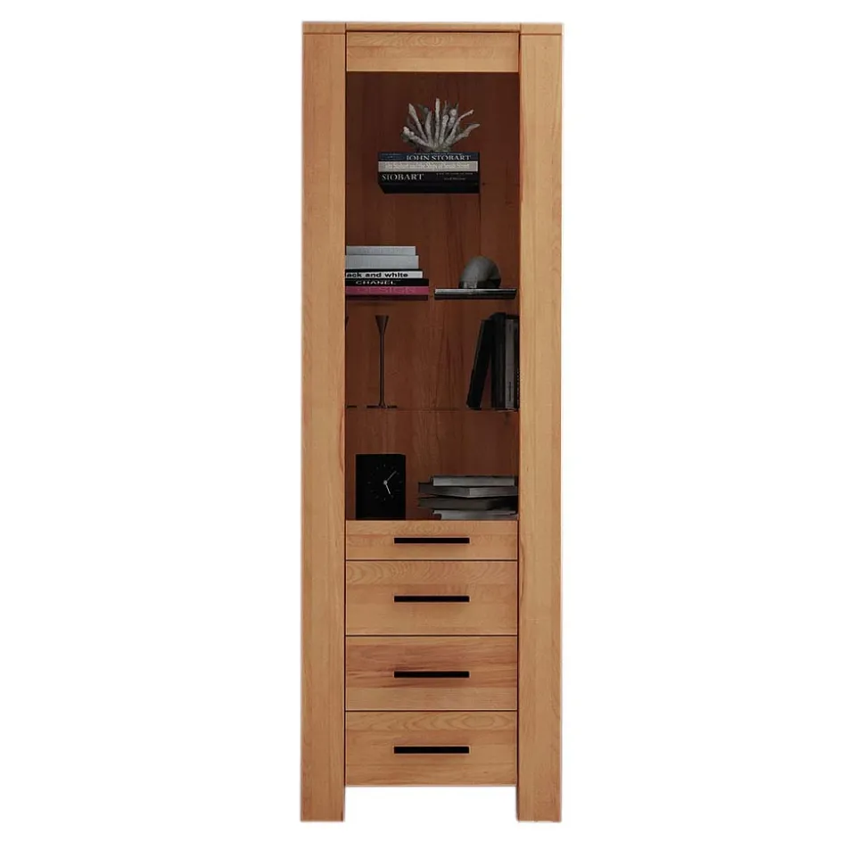 Vitrine Mosniak aus Kernbuche Massivholz