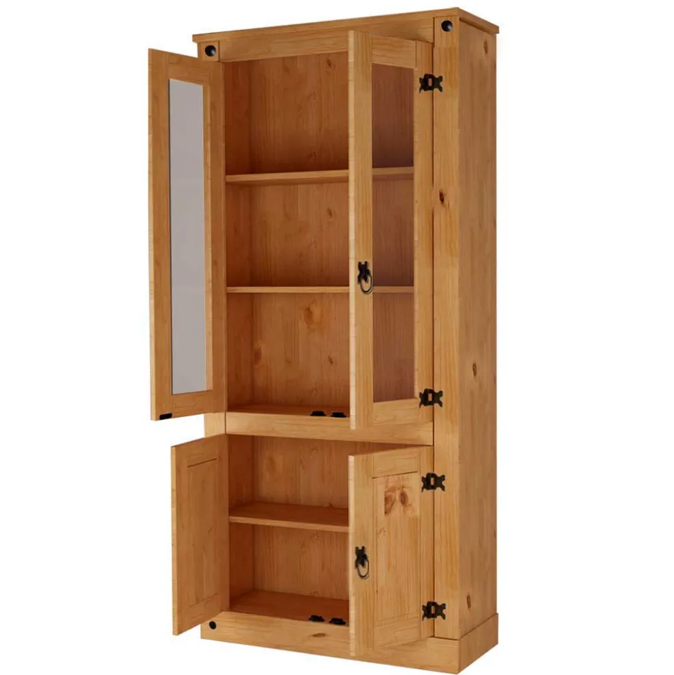 Vitrinenschrank im Mexikanischen Landhaus Look - Chrysa