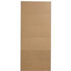 Vitrinenschrank in Hellgrau und Schwarz - Arno