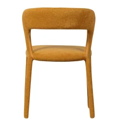 Vollständig gepolsterte Stühle in Gelb - Posky (2er Set)