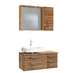 Wand Badmöbel-Set in Holz - Userina I (dreiteilig)