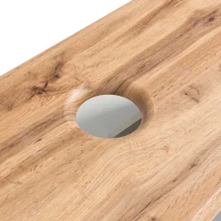 Wand Waschtisch mit zwei Aufsatz-Waschbecken - Tofias