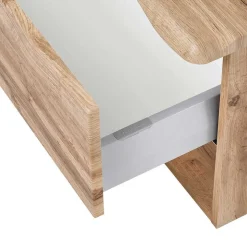 Wand Waschtisch mit zwei Aufsatz-Waschbecken - Tofias