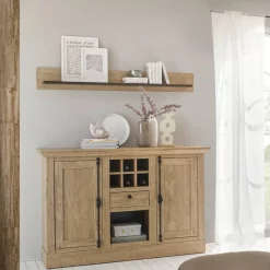 Wandboard in Eiche Gold Holzoptik - Hengas