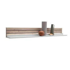 Wandboard in Weiß mit Wildeiche - Varzino