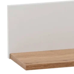 Wandboard in Weiß und Eiche - Cabinda