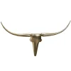 Wanddekoration Stier Kopf in Gold - Fantast