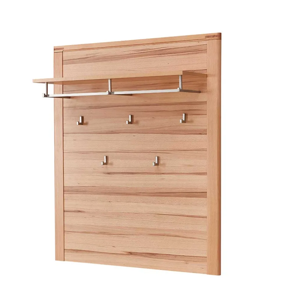 Wandgarderobe - 90x110x29 cm in Kernbuche - Viktorion