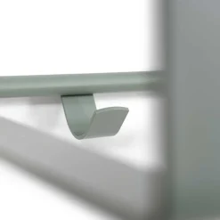 Wand-Garderobe aus Stahl in Graugrün - Satroni