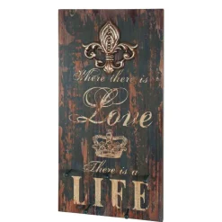 Wandgarderobe Dorisa im Vintage Look