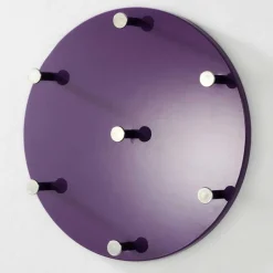 Wandgarderobe Fiona in Brombeerfarben