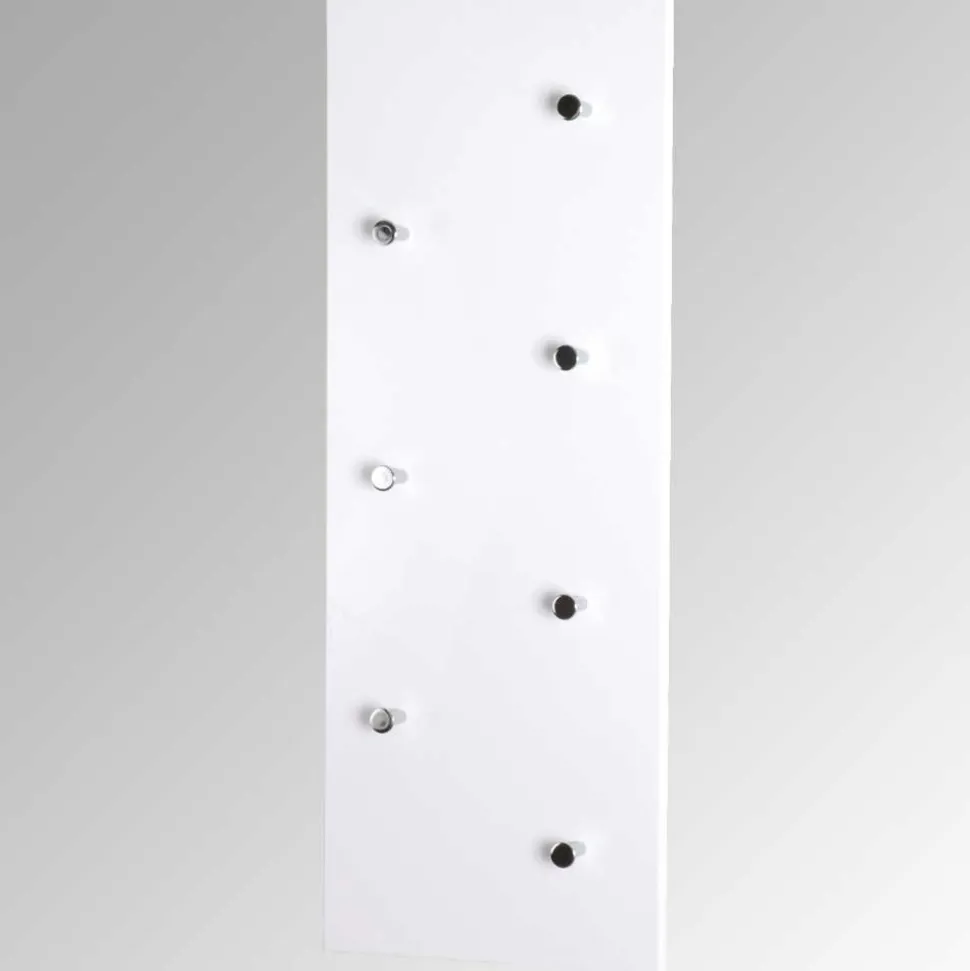 Wandgarderobe Gabrina in Weiß