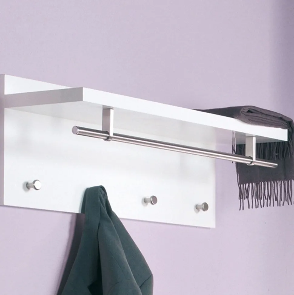 Wandgarderobe Gestina in Weiß