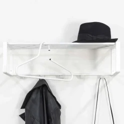Wandgarderobe in Weiß pulverbeschichtet - Torosma