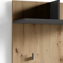 Wandgarderobe in Wildeiche Optik - Noele
