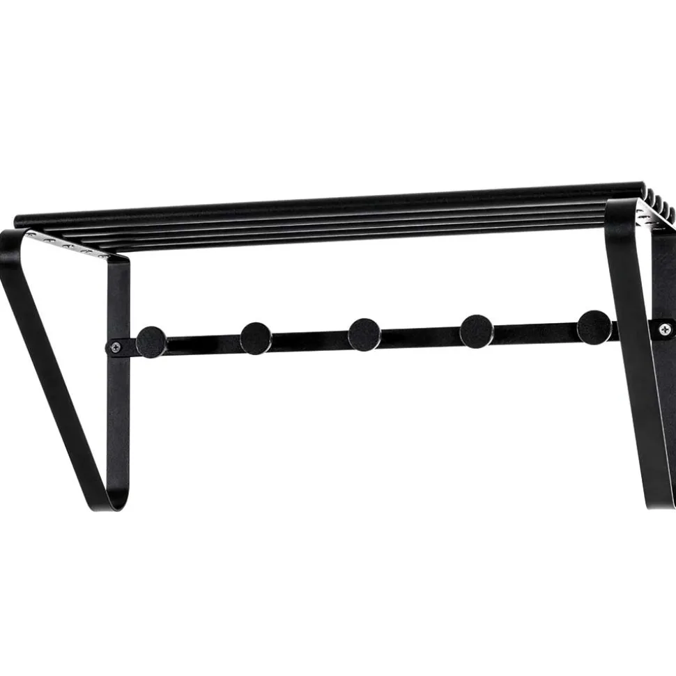 Wandgarderobe mit Hutboden & 5 Haken - Titianos