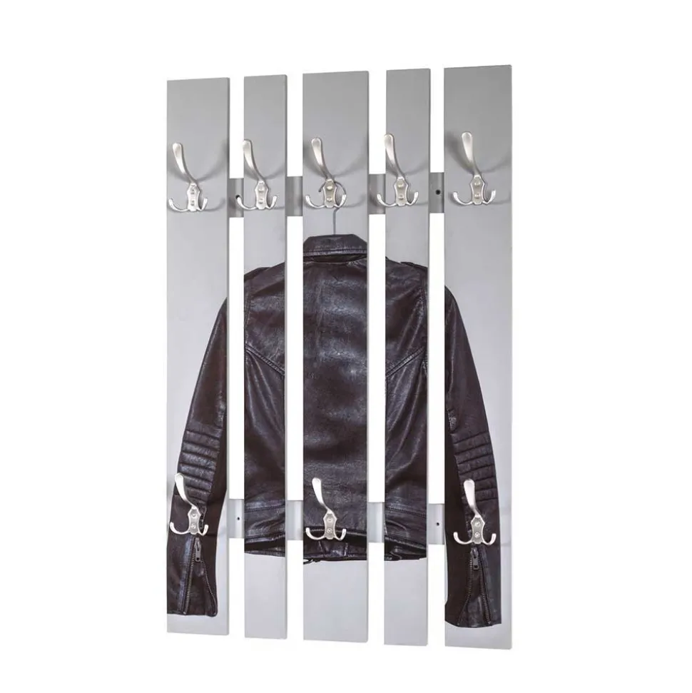 Wand-Garderobe mit Motivdruck Jacke - Videralla
