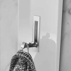 Wandgarderobe Vogona in Weiß Hochglanz