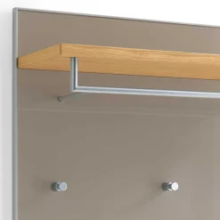 Wandpaneel Garderobe Diecca in Taupe