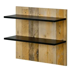 Wandpaneel Nachttisch mit zwei Ablagen - Naiavio