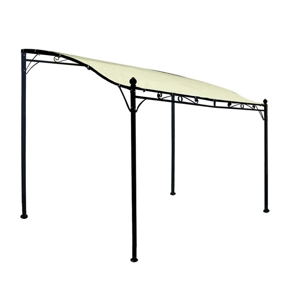 Wandpavillon Nanini in Creme & Schwarz