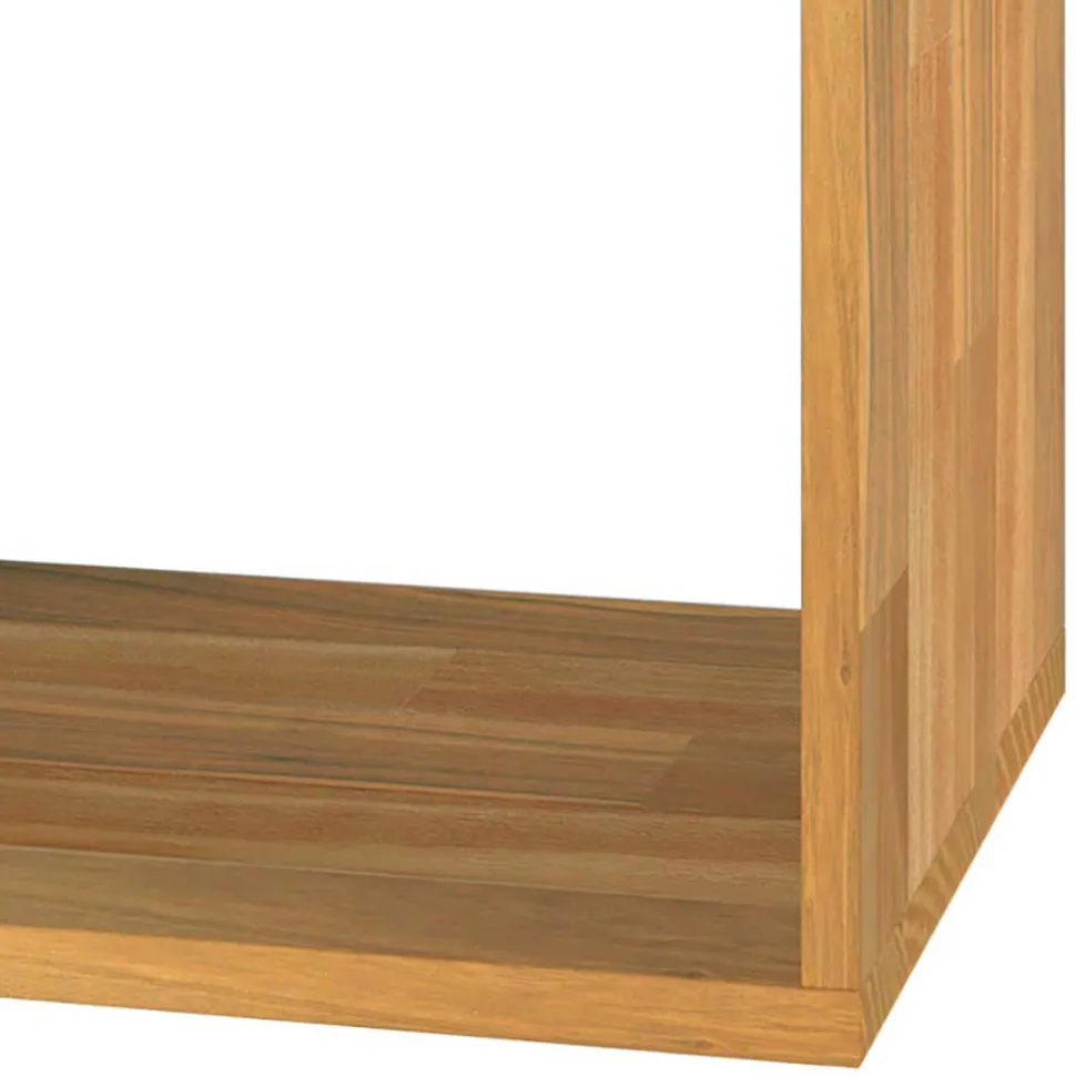 Wandregal mit zwei Fächern - Tine (3er Set)