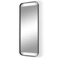 Wandspiegel in Schwarz aus Stahl - Wonbra