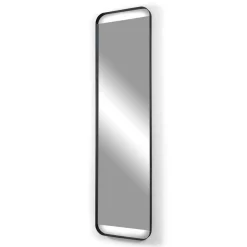 Wandspiegel in Schwarz aus Stahl - Wonbra