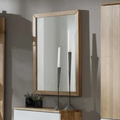 Wandspiegel Natrius aus Wildeiche Massivholz