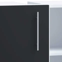 Waschbecken Badschrank in Weiß Schwarz - Cranies