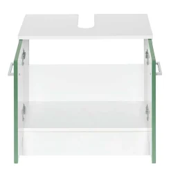 Waschbecken Badschrank in Grün & Weiß - Loenixa