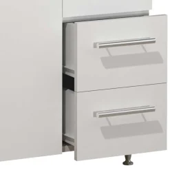 Waschbecken mit Unterschrank in Weiß - Nancyssa