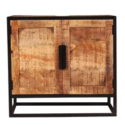 Waschbecken Unterschrank aus Massivholz - Evradon